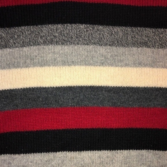 Old Navy  Large Wool Lambswool Sweater Turtleneck Striped - Picture 6 of 7